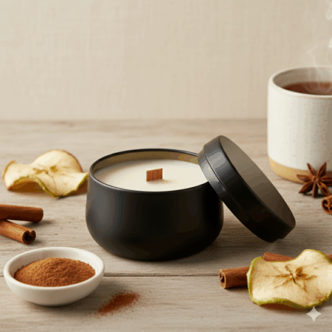 Sojas vaska svece, dažādi aromāti (B1)