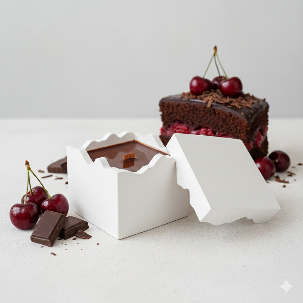 K7W – Scented soy wax candle in plaster container, various options