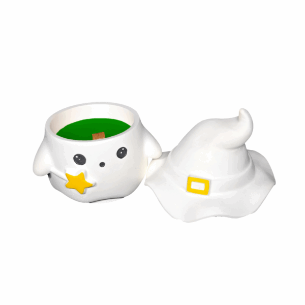 K27W – Aromatizēta sojas vaska svece ģipša konteinerā, dažādi varianti - Image 5