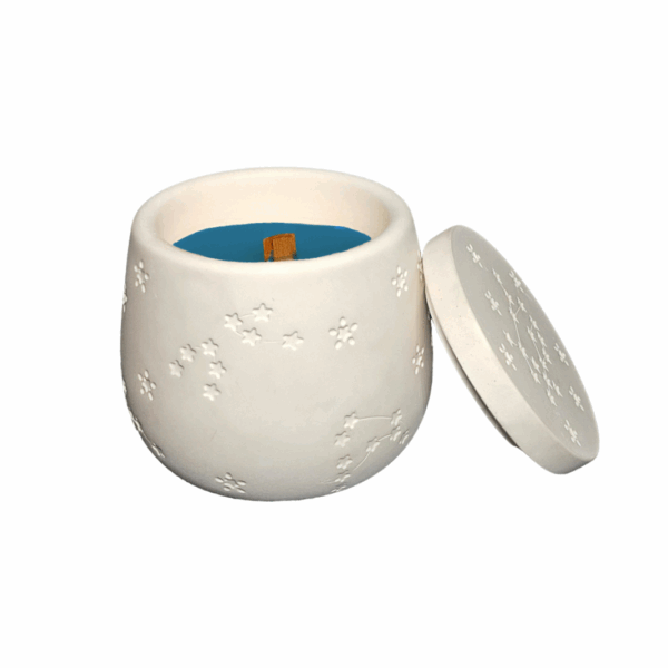 K2W – Aromatizēta sojas vaska svece ģipša konteinerā, dažādi varianti - Image 7
