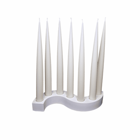 K18W – svečturis un 7 sveces, dažādi varianti