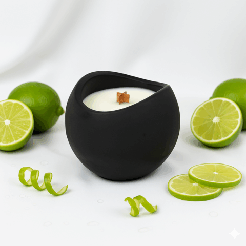 K1B – Scented soy wax candle in plaster container, various options