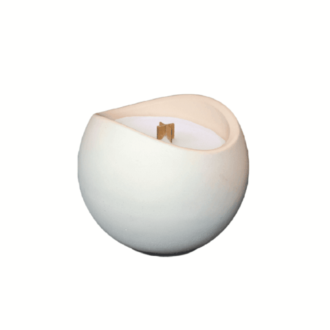 K1W – Scented soy wax candle in plaster container, various options