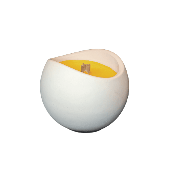 K1W – Scented soy wax candle in plaster container, various options - Image 3