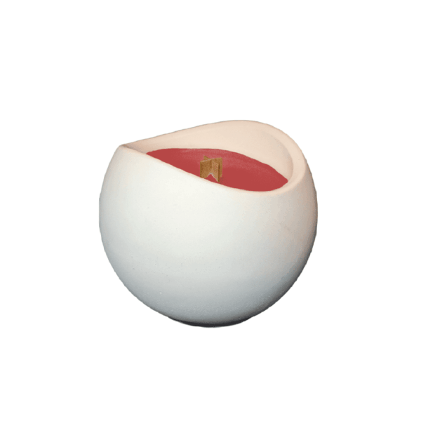 K1W – Scented soy wax candle in plaster container, various options - Image 2