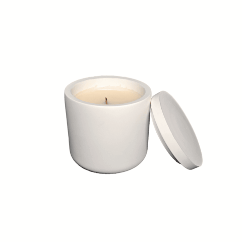 K20W – Scented soy wax candle in plaster container, various options