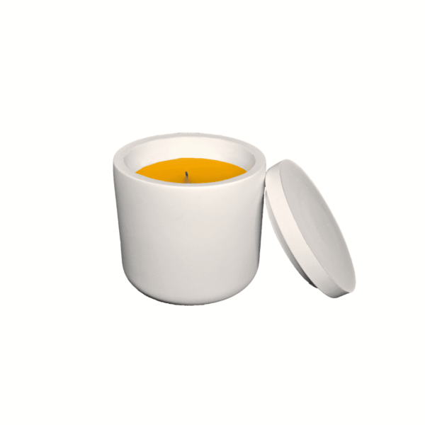 K20W – Scented soy wax candle in plaster container, various options - Image 3