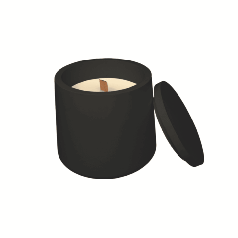 K21B – Scented soy wax candle in plaster container, various options