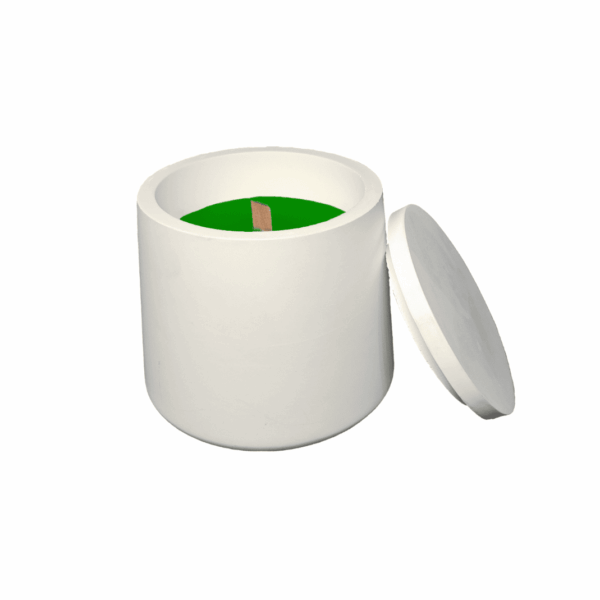 K21B – Scented soy wax candle in plaster container, various options (Copy) - Image 4