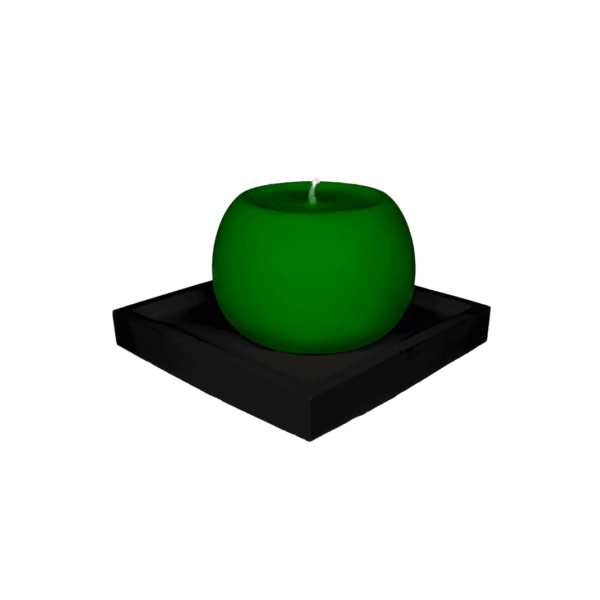 K23B – tray candle holder and pillar candle, various options - Image 4