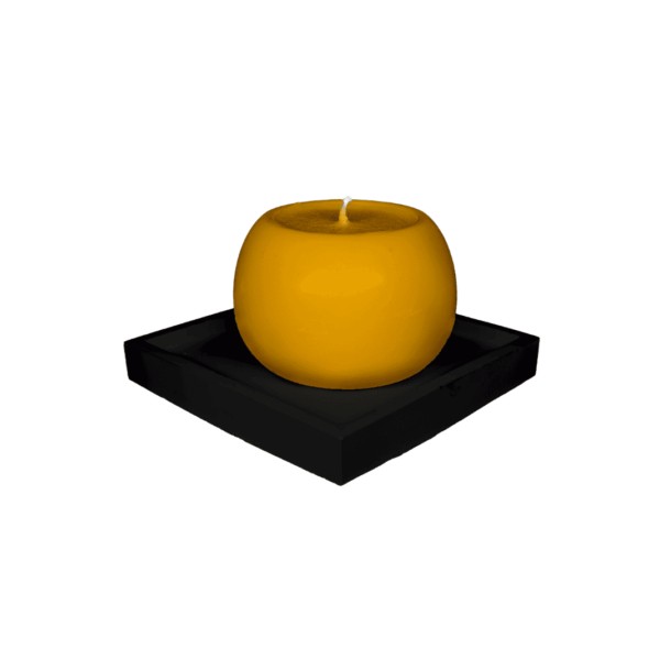 K23B – tray candle holder and pillar candle, various options - Image 3