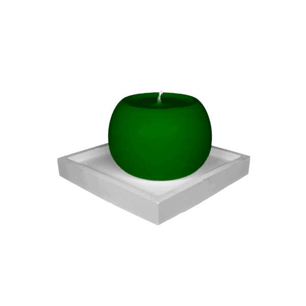 K23W – tray candle holder and pillar candle, various options - Image 4