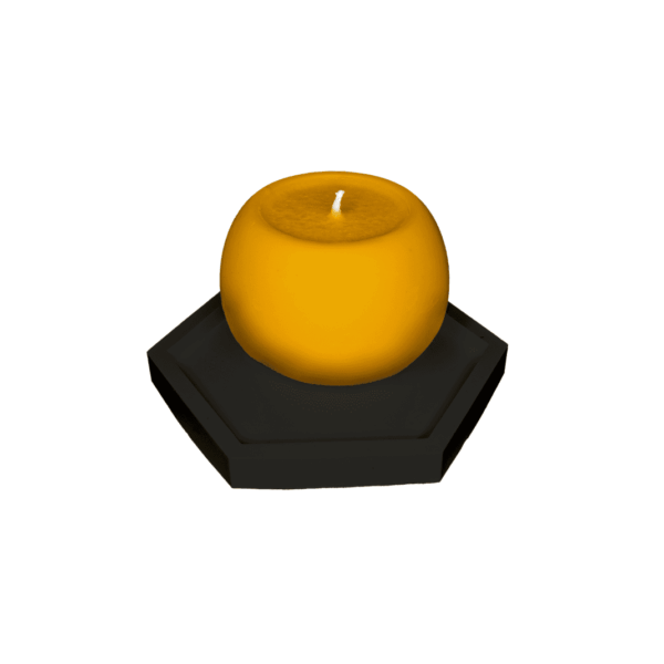 K24B – tray candle holder and pillar candle, various options - Image 3