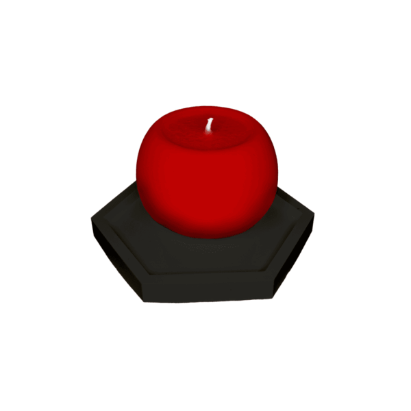K24B – tray candle holder and pillar candle, various options - Image 2