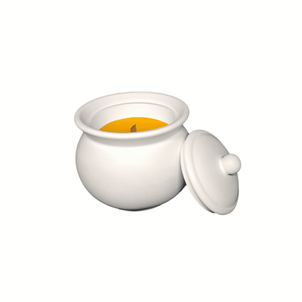 K28W – Scented soy wax candle in plaster container, various options - Image 3