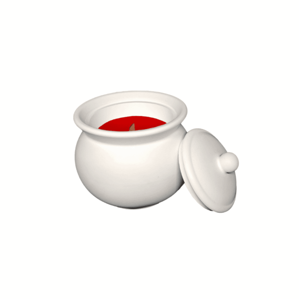 K28W – Scented soy wax candle in plaster container, various options - Image 2