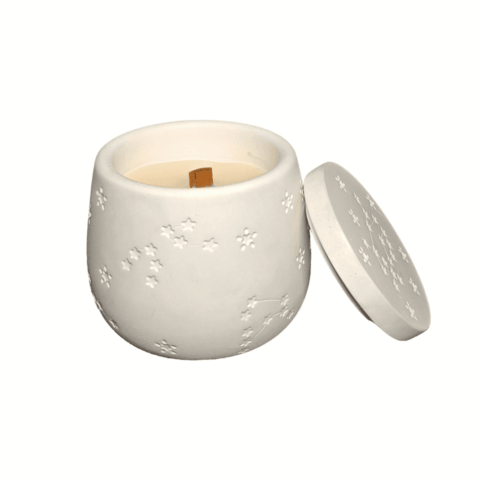 K2W – Scented soy wax candle in plaster container, various options