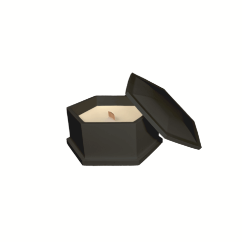 K32B – Aromatizēta sojas vaska svece ģipša konteinerā, dažādi varianti 3