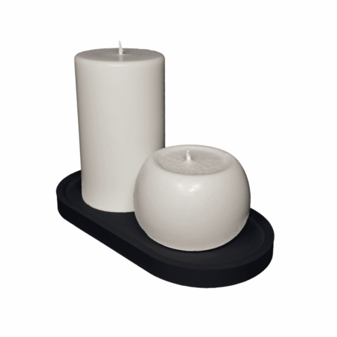 K3B – paplātes svečturis un 2 stāvsveces, dažādi varianti