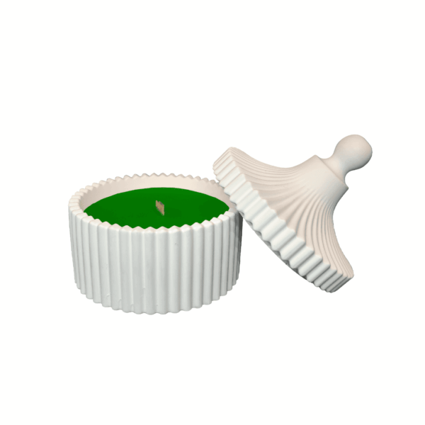 K4W – Scented soy wax candle in plaster container, various options - Image 4