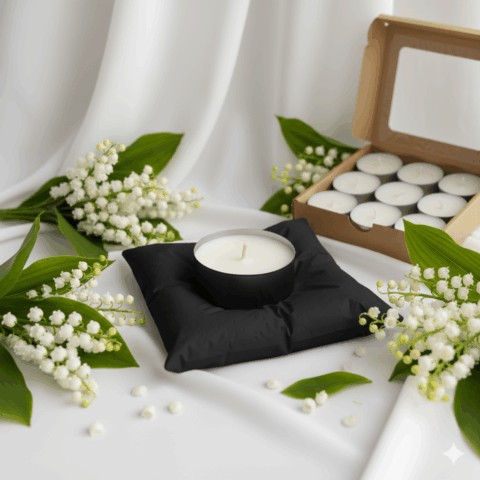 Svečturis un 9 sveces, krāsu & aromātu izvēle (K17B)