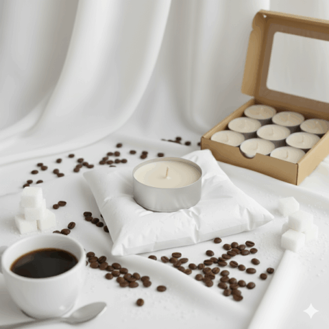 Svečturis un 9 sveces, krāsu & aromātu izvēle (K17W)