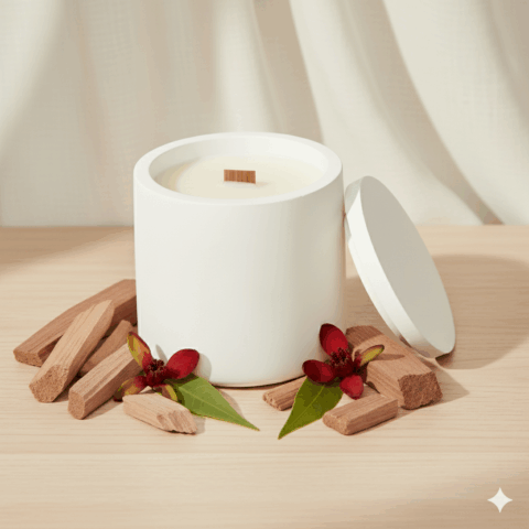 Sojas vaska svece, krāsu & aromātu izvēle (K21W)