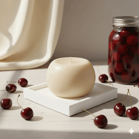 Paplāte un svece, krāsu & aromātu izvēle (K23W)