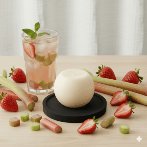 Paplāte un svece, krāsu & aromātu izvēle (K25B)