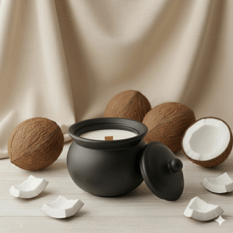 Sojas vaska svece, krāsu & aromātu izvēle (K28B)