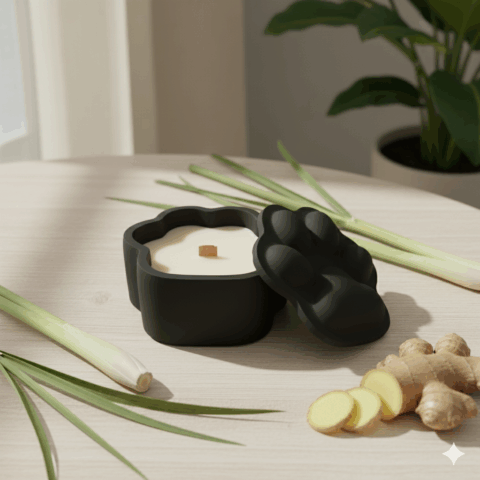 Sojas vaska svece, krāsu & aromātu izvēle (K31B)