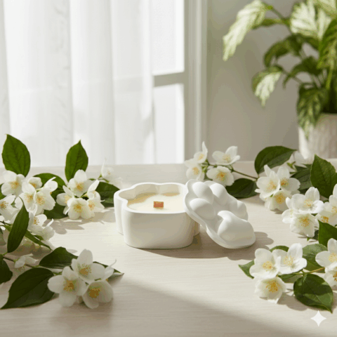 Sojas vaska svece, krāsu & aromātu izvēle (K31W)