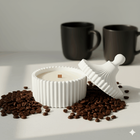 Sojas vaska svece, krāsu & aromātu izvēle (K4W)