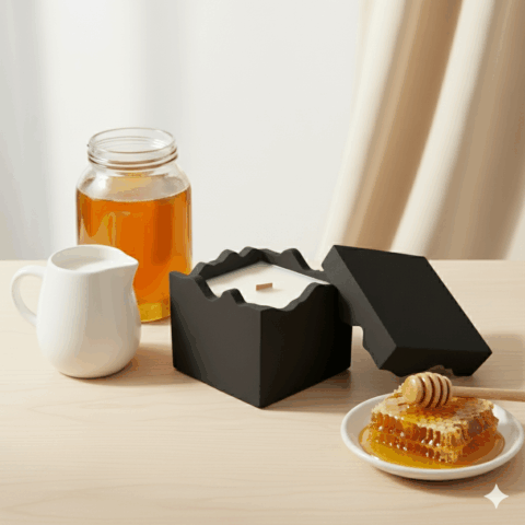 Sojas vaska svece, krāsu & aromātu izvēle (K7B)